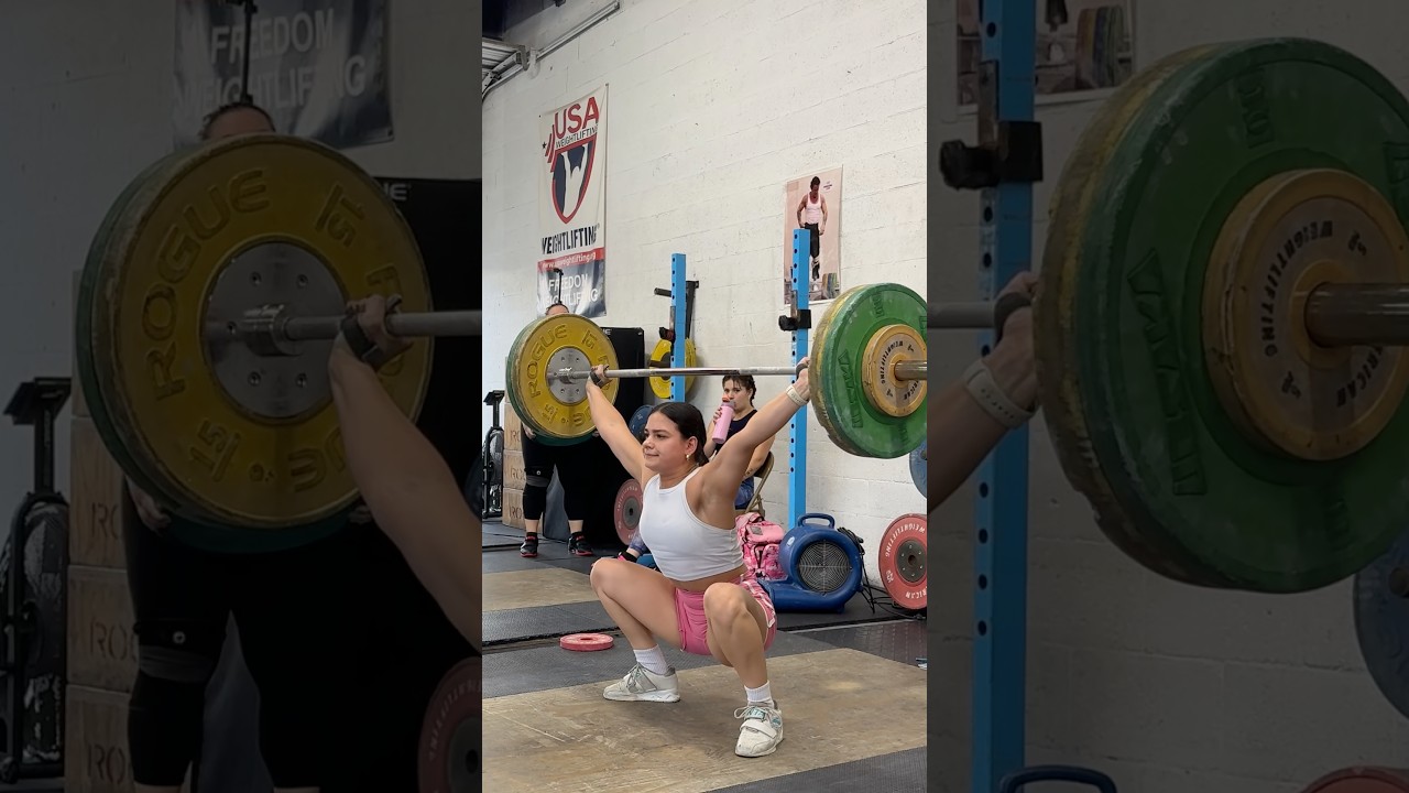 Hang snatch 75kgs #weightlifting #snatch #train #lift #fitness #workout #gym #shorts #training