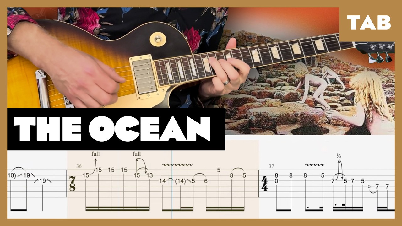 Led Zeppelin - The Ocean - Guitar Tab | Lesson | Cover | Tutorial
