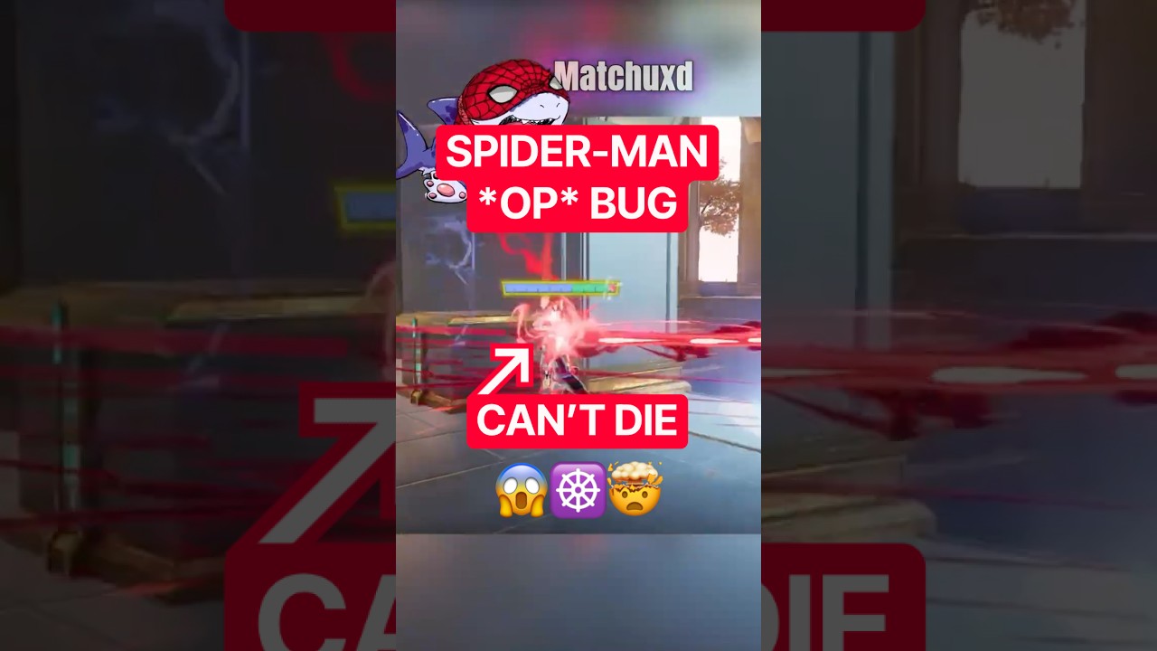 OP Spider-Man *BUG*... 😱🤯 (IMMORTAL) #marvelrivals#glitch#ragebait#spiderman#matchuxd#new