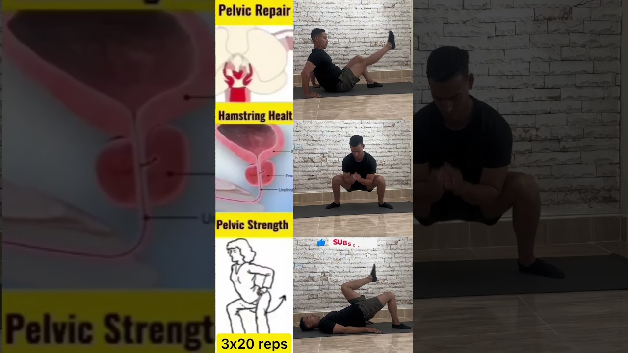 Lower Body Strength Build | Pelvic, Glutes, Thighs & Hamstrings #shorts #kegelworkout