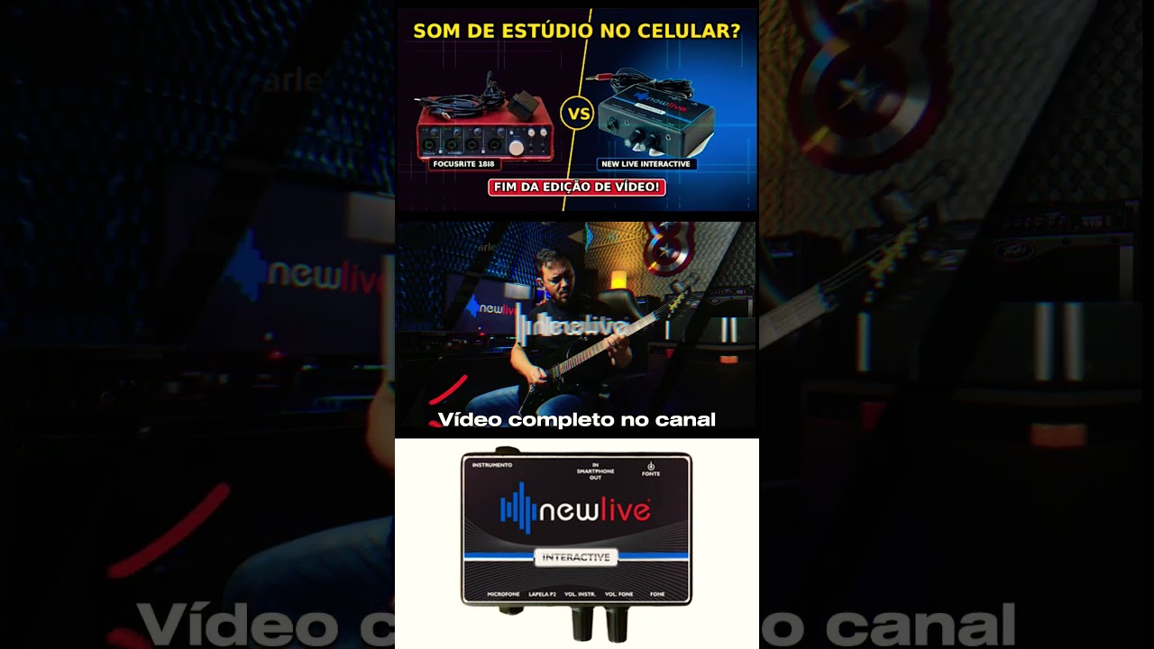 Fiz um teste comparativo entre a Focusrite e a New Live Interactive | Você precisa ver isso.