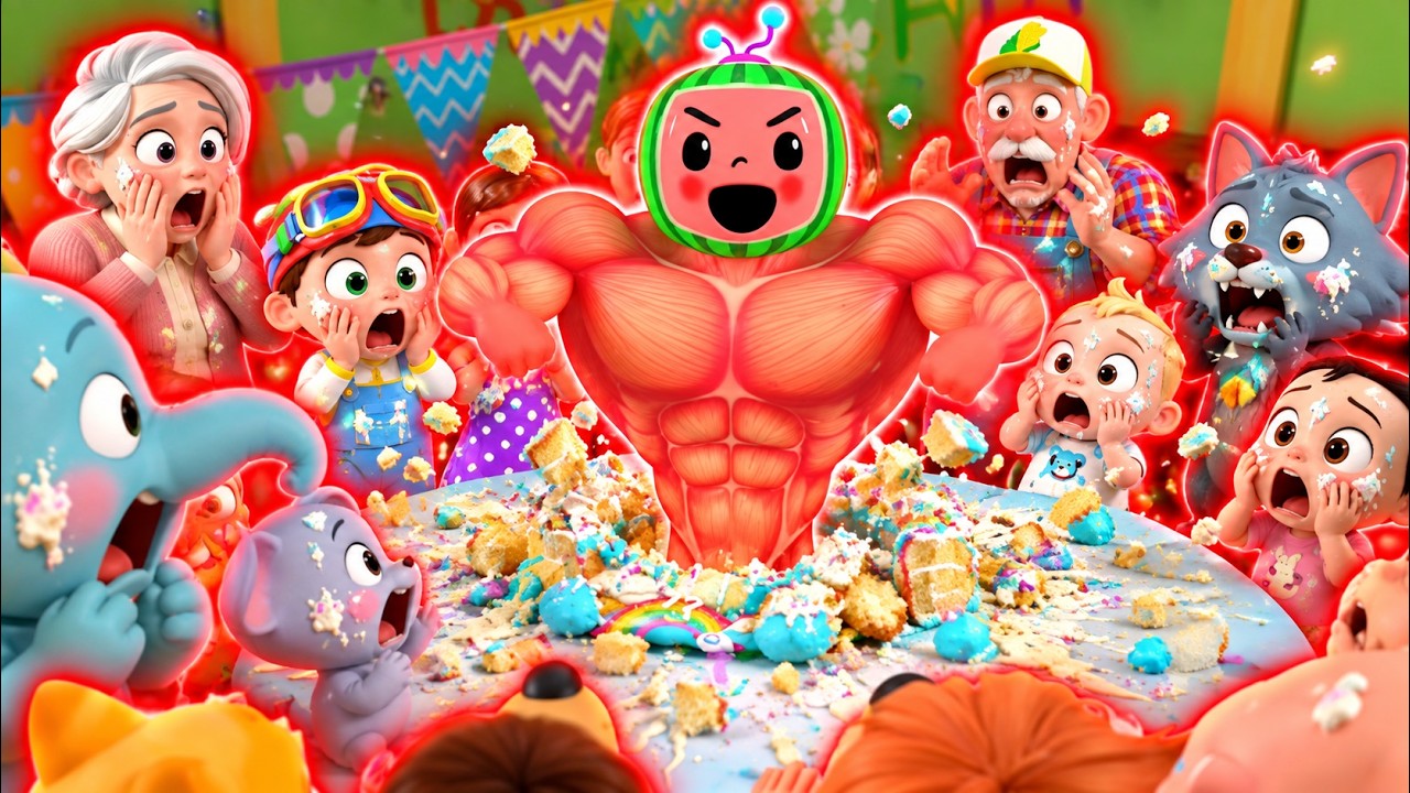 Cocomelon Turns Muscular | Cocomelon 13th Birthday Intro Effects | Gamavision Csupo Style Remix