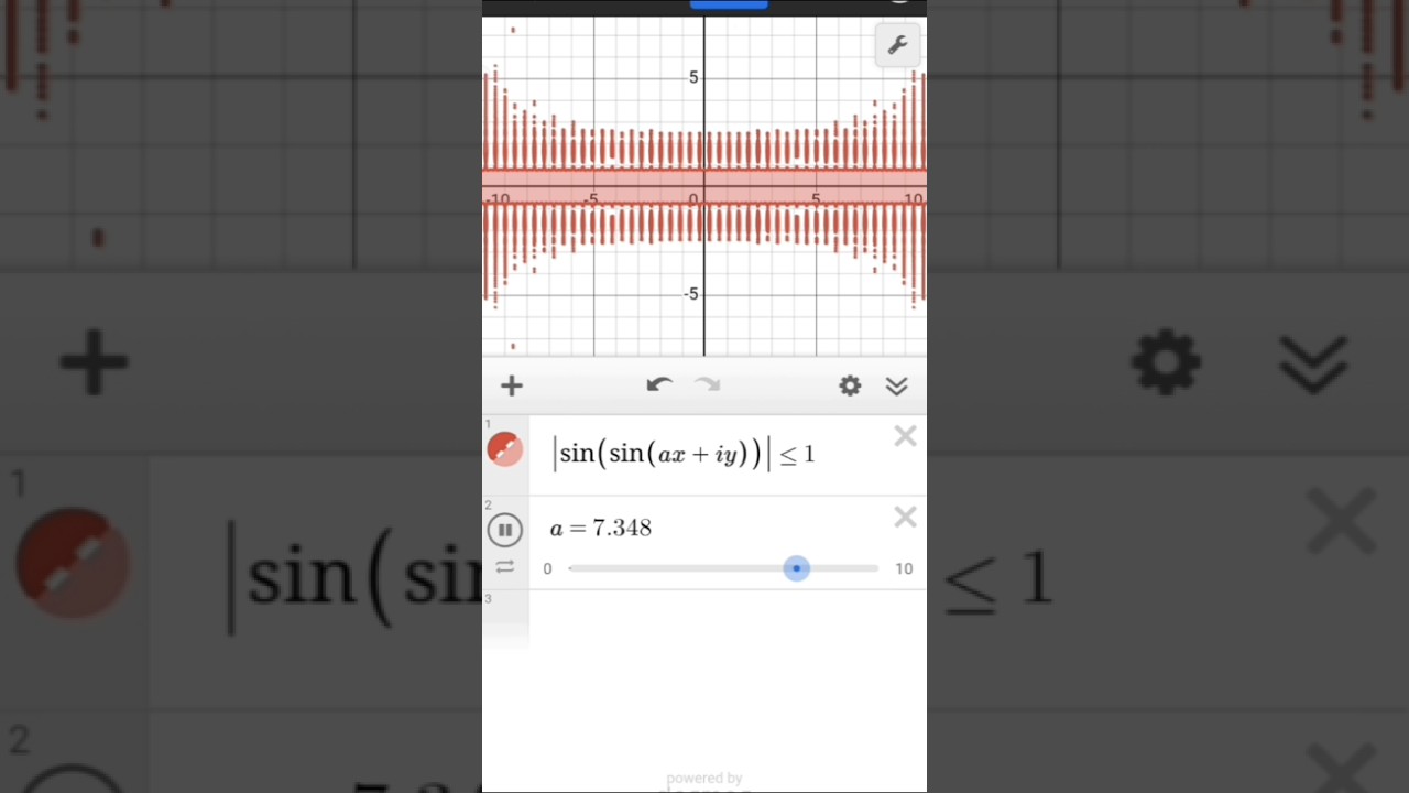 palace rows in desmos #desmos #maths #art #mathart #mathematics #wave #graphs #howto #desmostricks