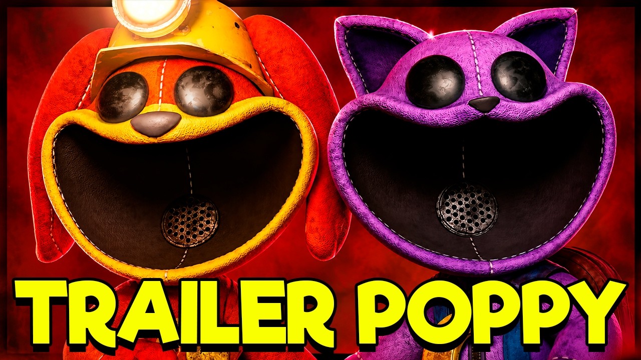 🚨Trailer do novo jogo de POPPY PLAYTIME com Smiling Critters! Escape From Playtime