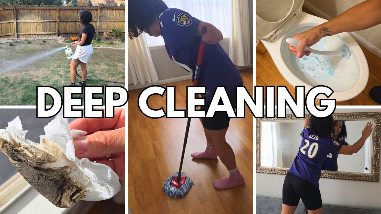 Fixing Ugly Lawn | New Plants! | Bathroom & Spare Bedroom DEEP Clean
