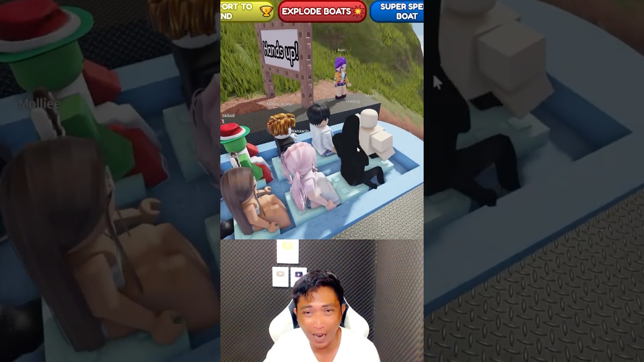 jinu dan rumi bawa perahu terbang #shorts #roblox #dwiantara