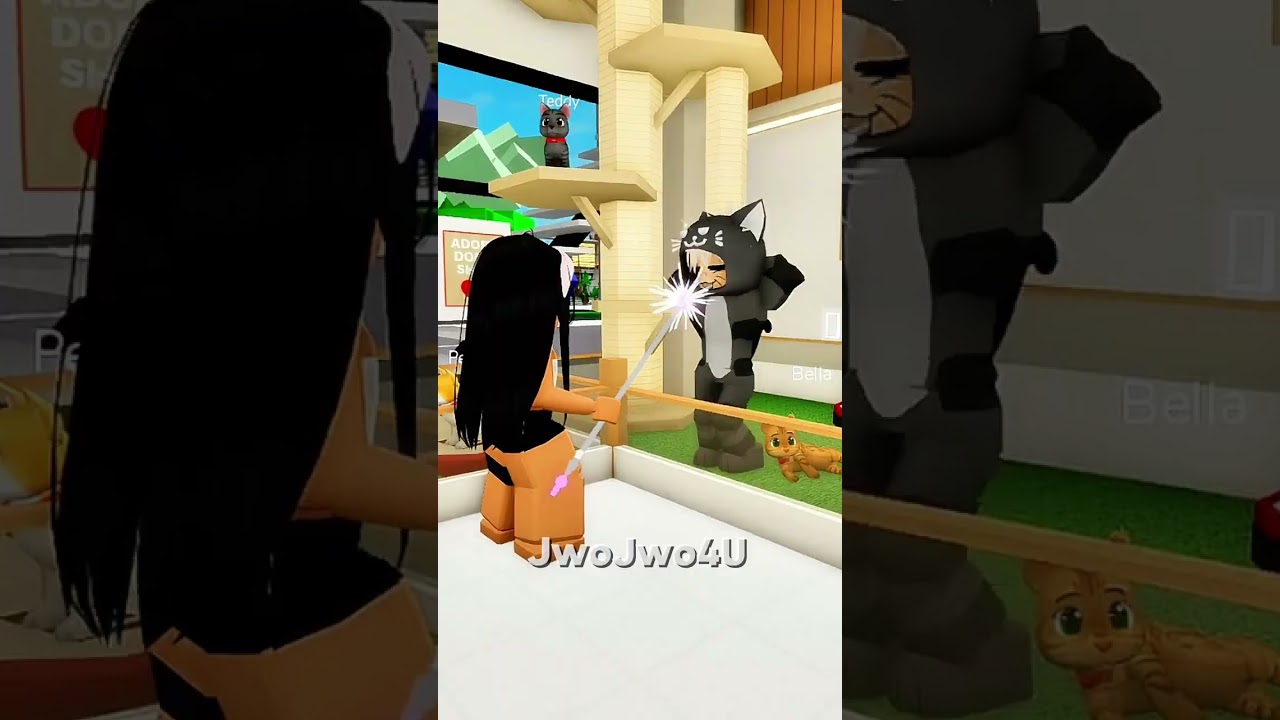 josh said no more cats 🐱 he didn't say no cat boys 😂 #roblox #shorts