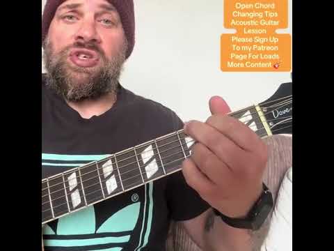 Basic Open Chord Changing Tips For Beginners-Acoustic Guitar Lesson #acousticguitarlesson #guitar