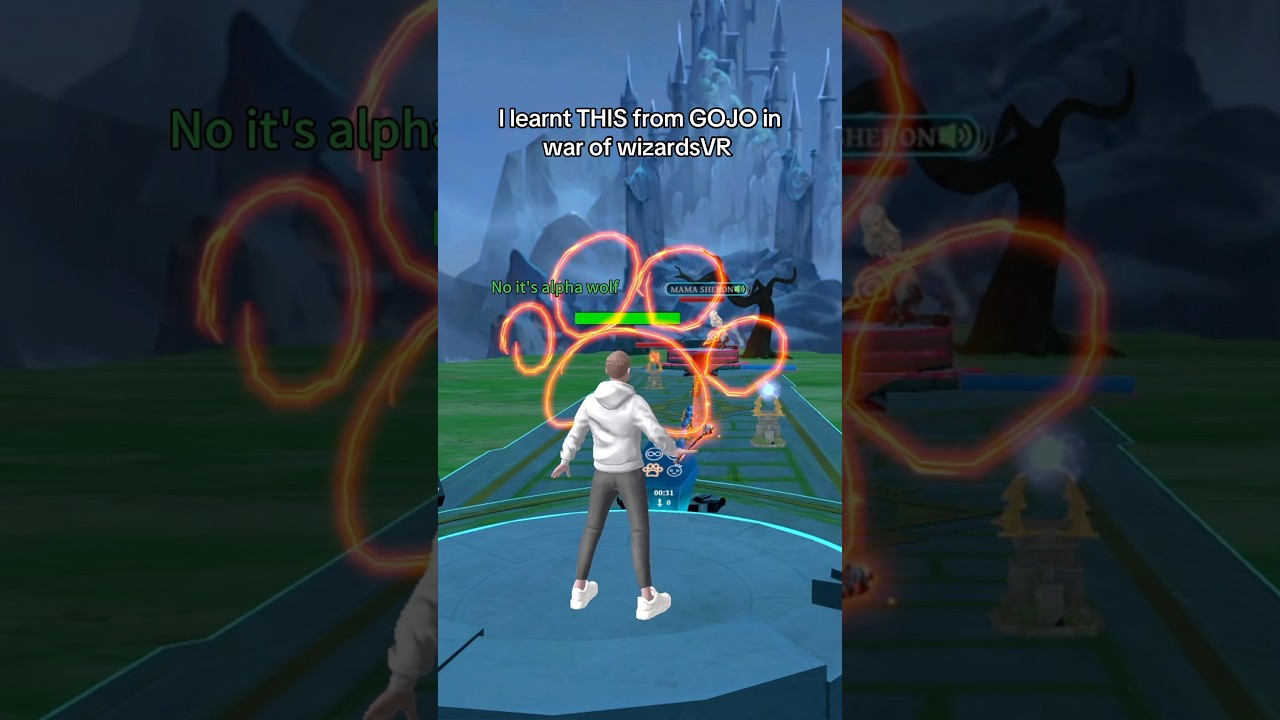 I Learned THIS from GOJO in War of Wizards VR
