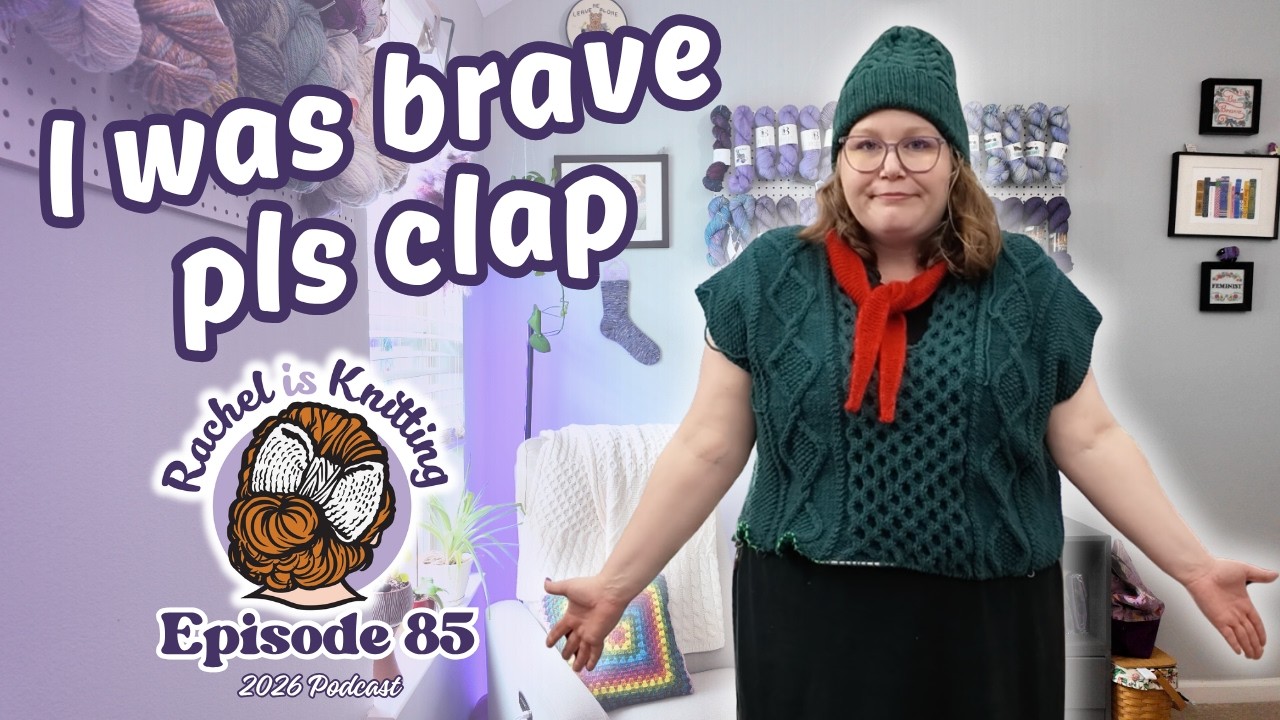 I made a Sophie Scarf in one of my WOW colors (and it's ugly) ❤️ – Episode 85