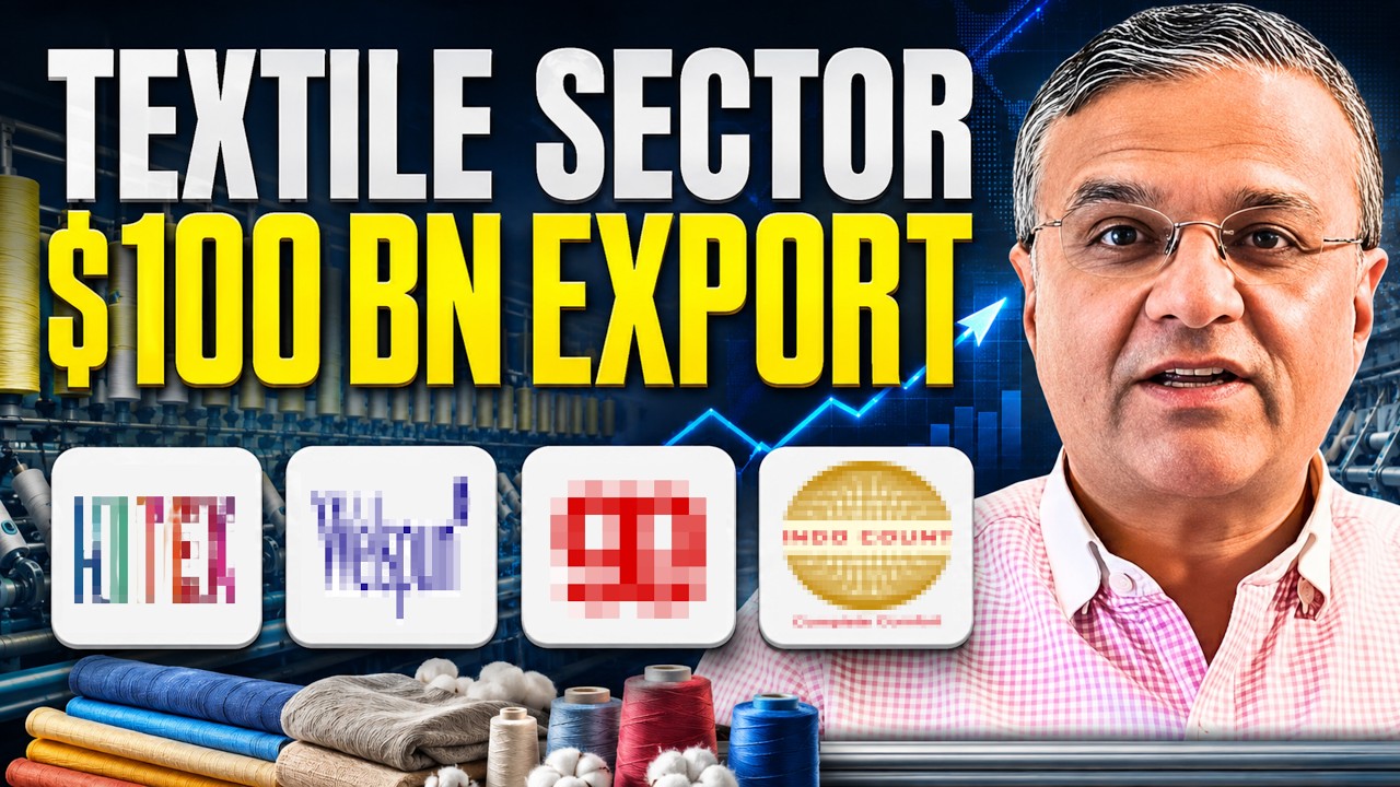 India's $100 Billion Textile Export Opportunity? Best Stocks To Buy Now ? Dipan Mehta