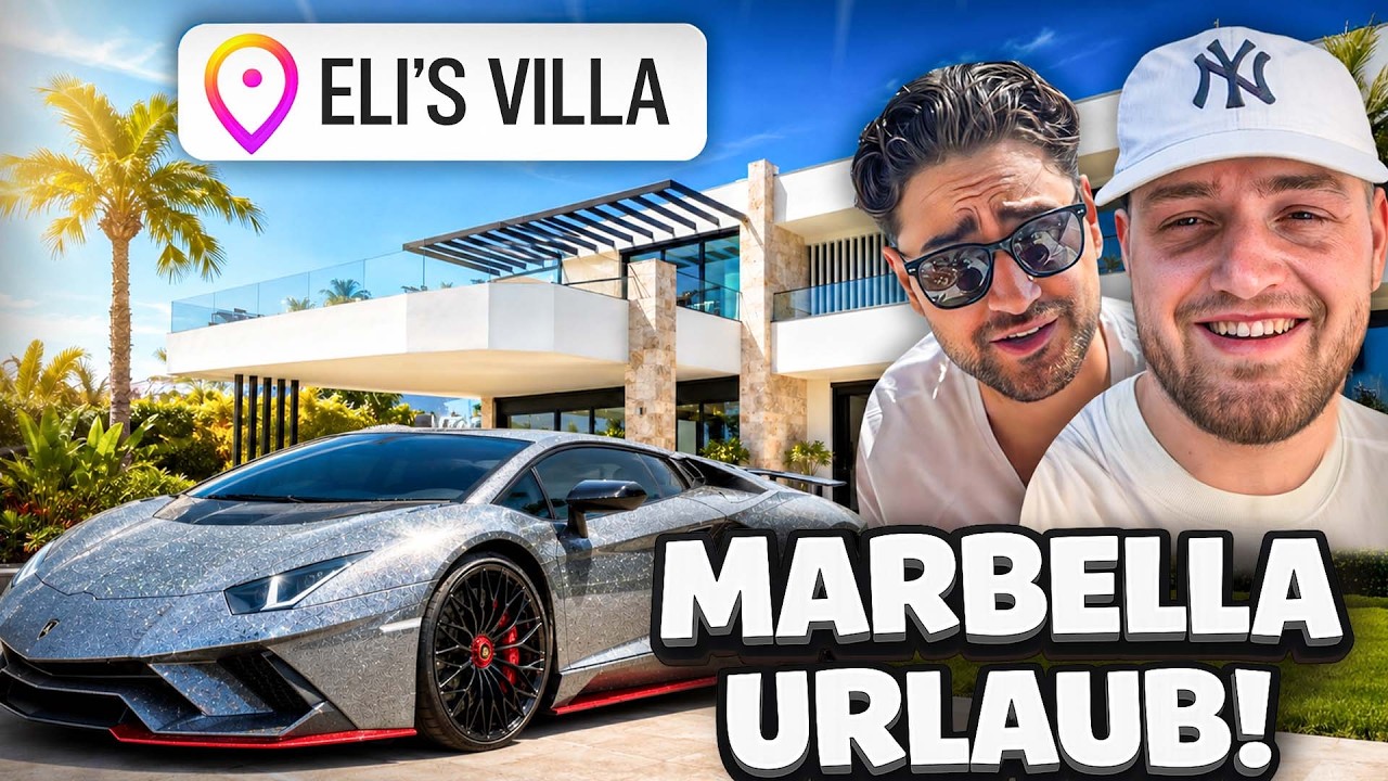 😱😍Eligella besucht! - Gaming Villa Roomtour in Marbella & 1. Hochzeitstag mit Celina! - Urlaubs Vlog