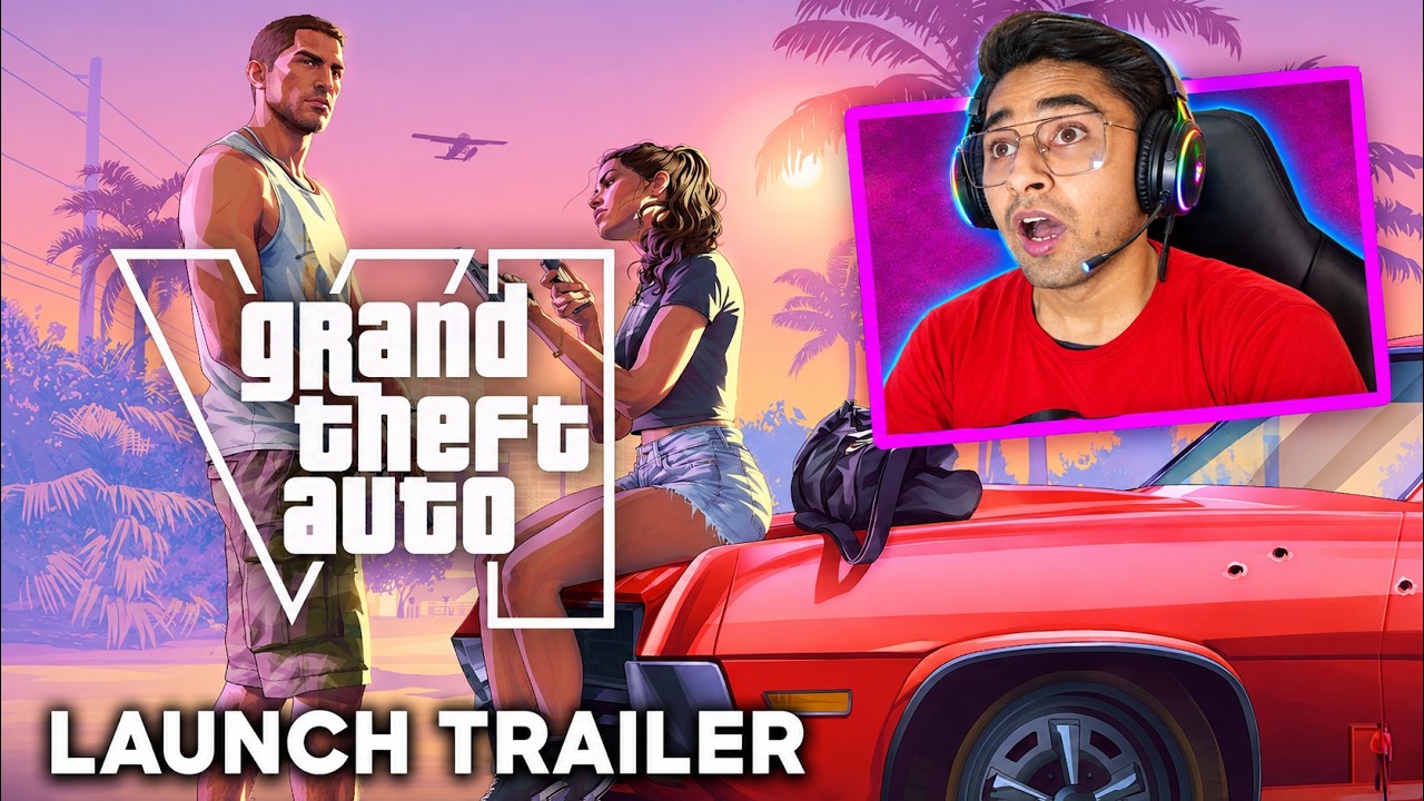 🔥 GTA 6 LAUNCH TRAILER REACTION 🤯 | Rockstar Ne Kya Bana Diya!
