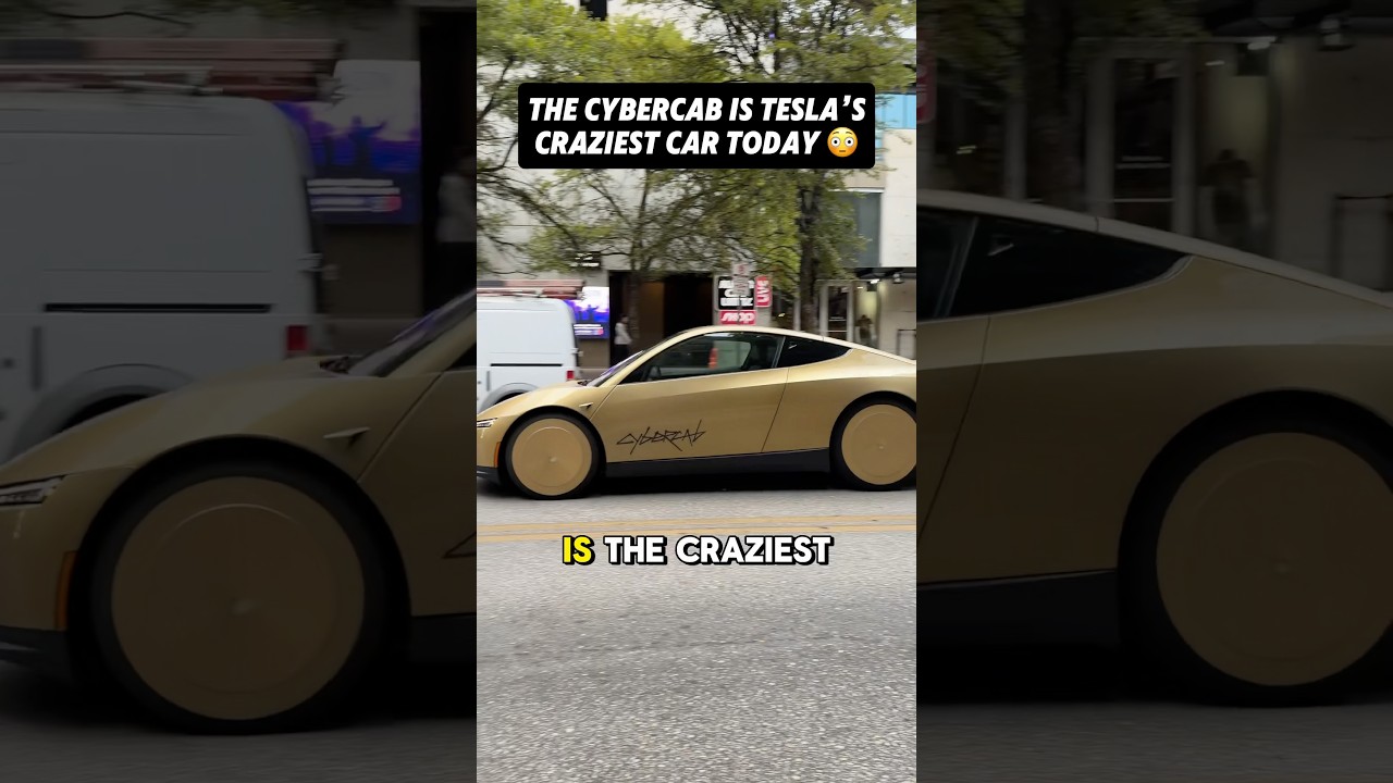 The Cybercab is the Craziest Car Tesla Has Made 😳🤖