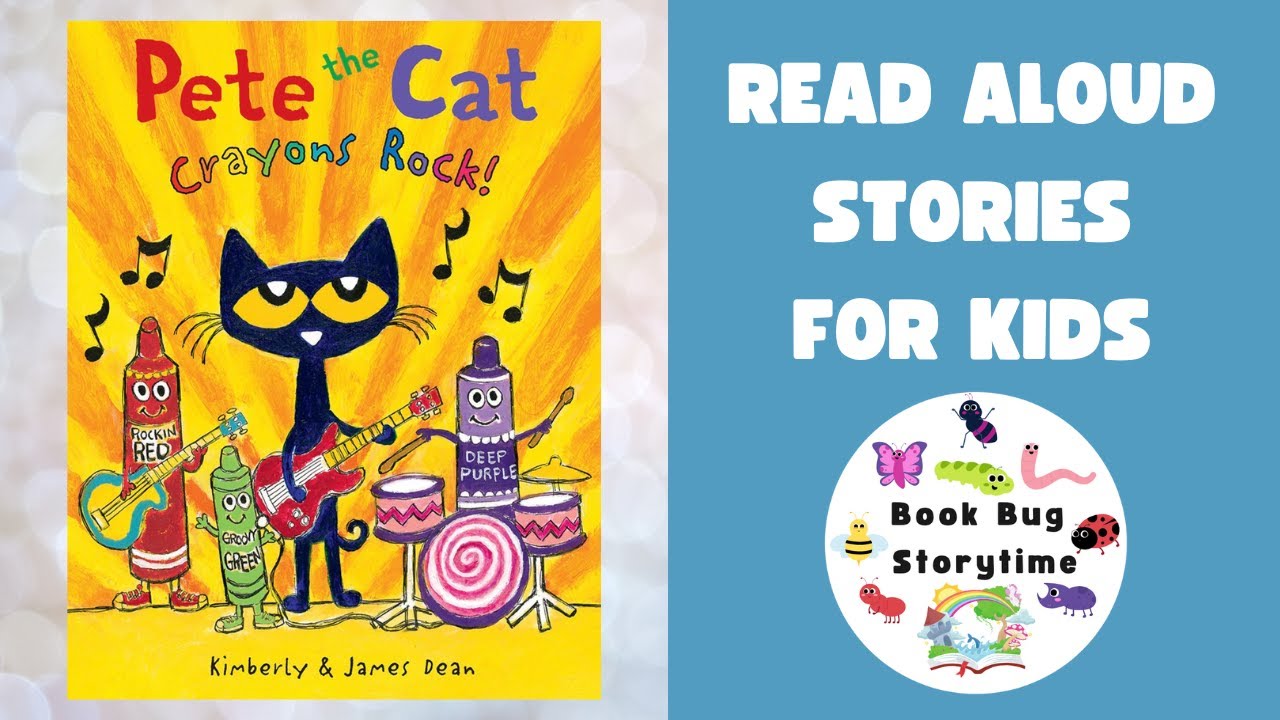 🖍🐈‍⬛🌈 Pete the Cat: Crayons Rock! | Kids Read Aloud | Children's Story 🖍🐈‍⬛🌈