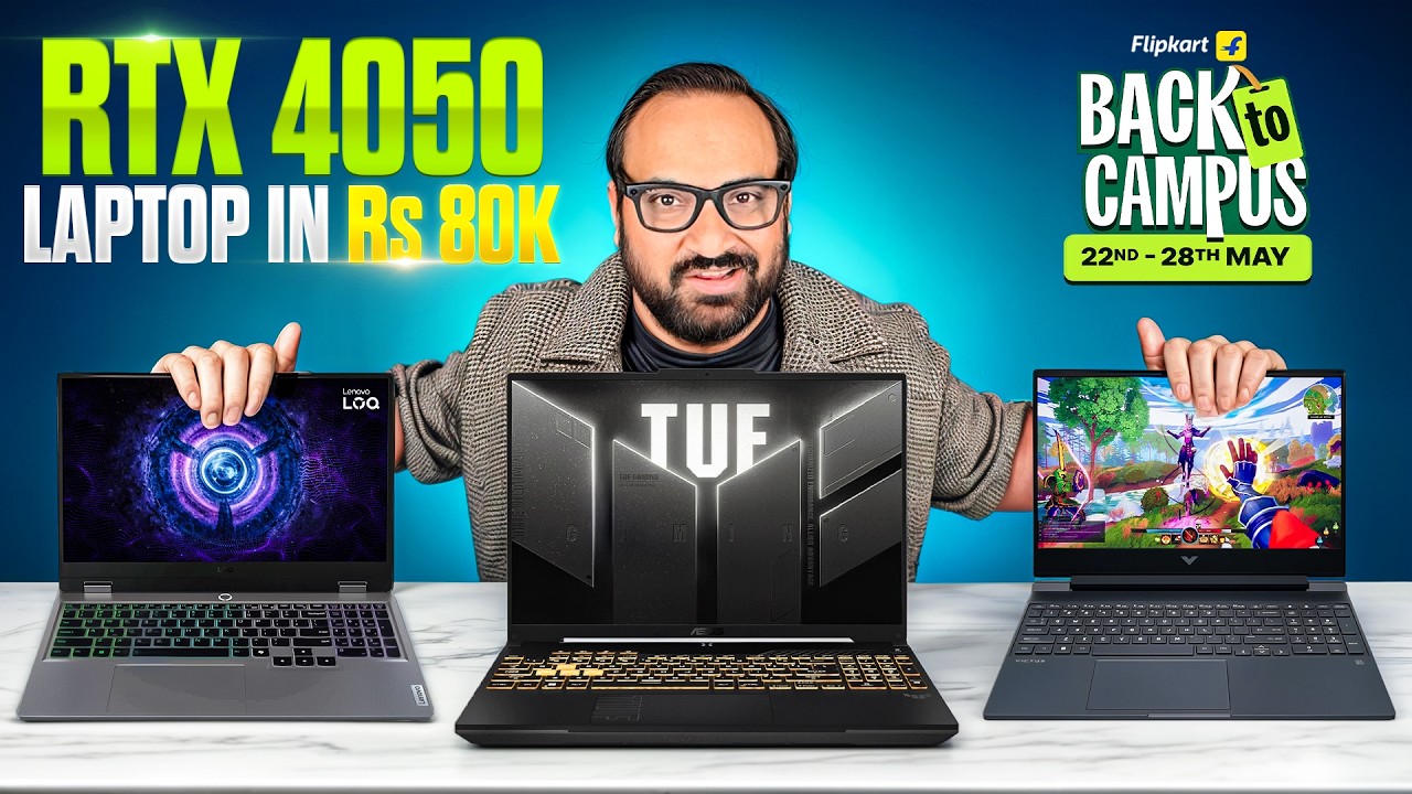 Best Gaming Laptops with RTX 4050 | In Rs 80K - Back to Campus Sale