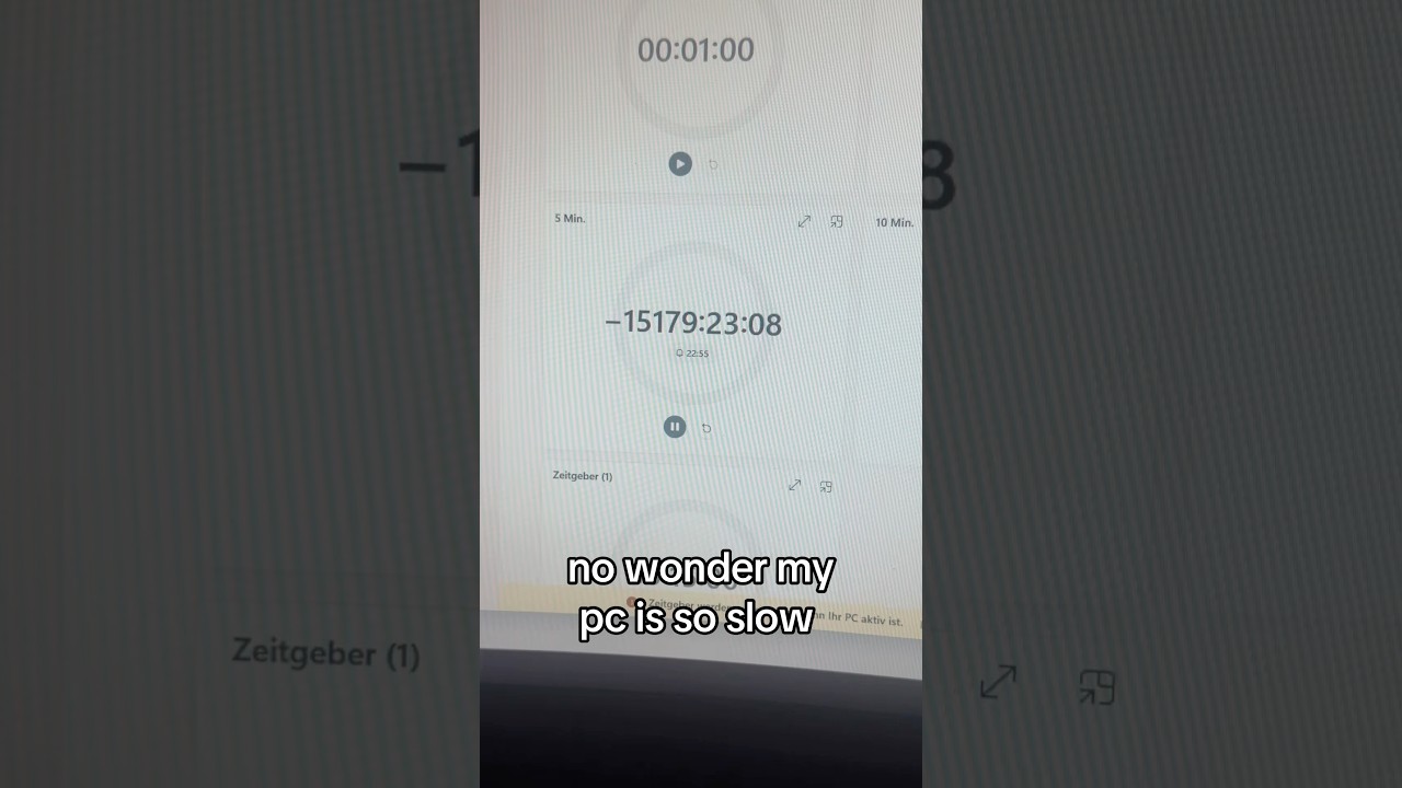 i didn’t know timer worked like that