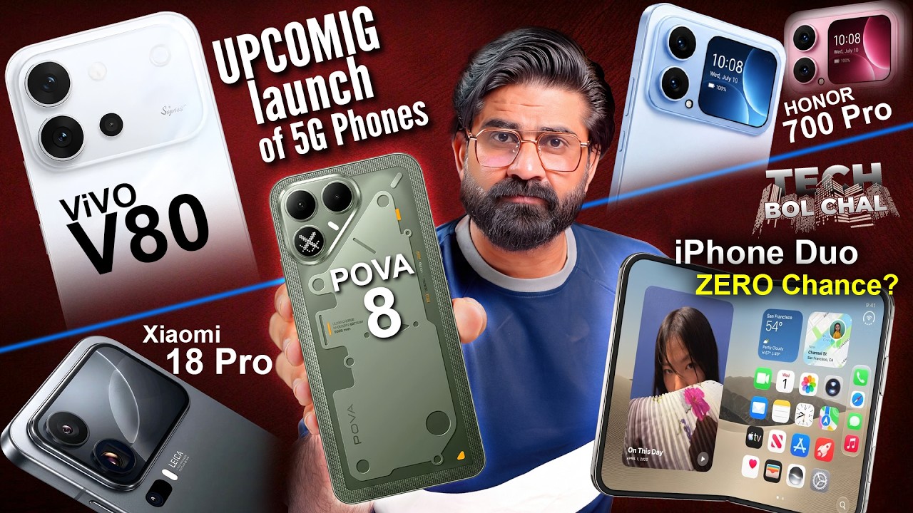 Tecno POVA in Pakistan,Vivo V80/X500 Pro Max,Honor 700 Pro,Motorola Razr,Xiaomi 18 Pro Max ! EP 43