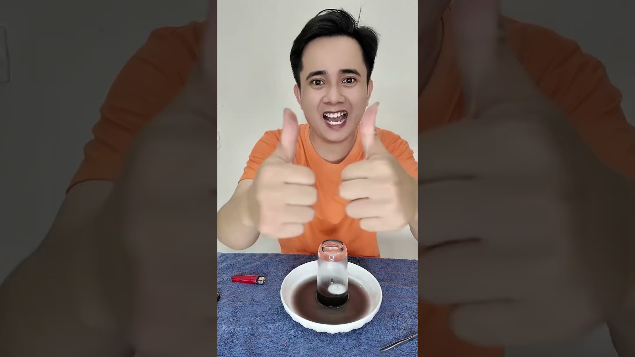 3 fun physics science experiments you can do at home🤫🤫🤫 #shorts#shorts #reaction #ytshortsvideo