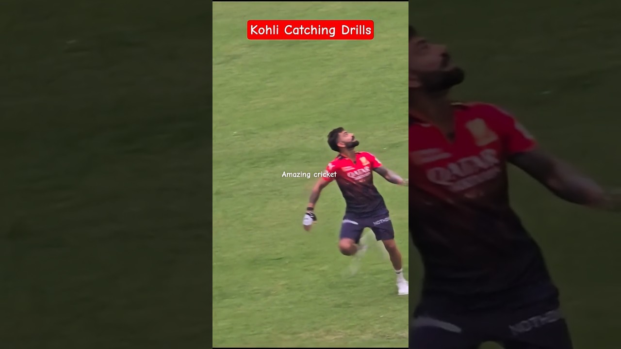 Virat Kohli Catching Drills #shorts #rcb #ipl