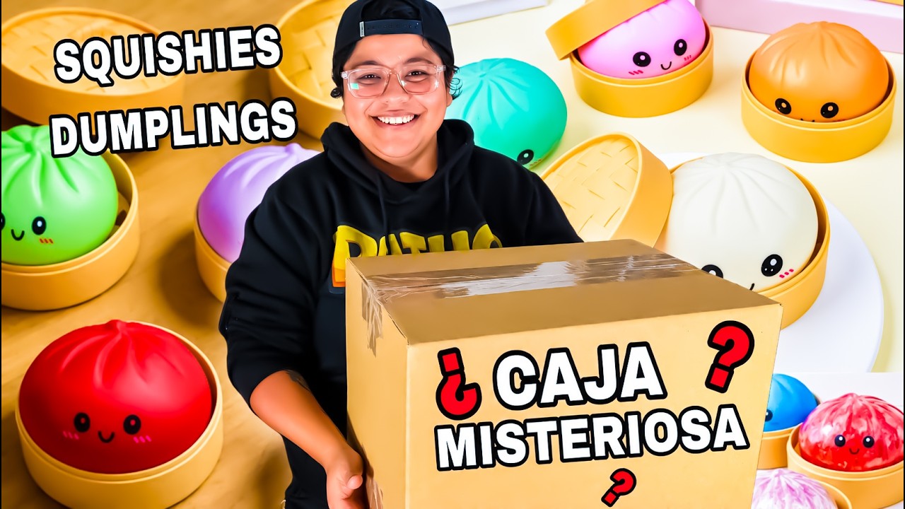 ABRIMOS LA CAJA SECRETA Y MISTERIOSA DE LOS SQUISHIES DE DUMPLINGS VIRALES 📦❓| Patho