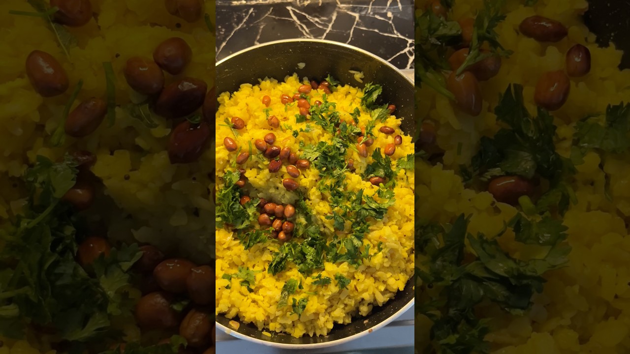 Poha #trending#recipe#food#cooking#viralvideo#shortsfeed#ytshorts #trendingshorts#easy#fyp