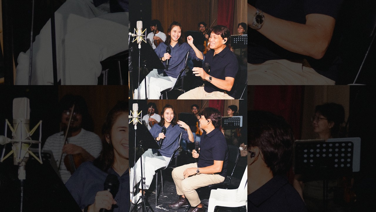 Rehearsing Refrain with my Daddy Delfin ✨ #sarahgeronimo #sarahg #rehearsals