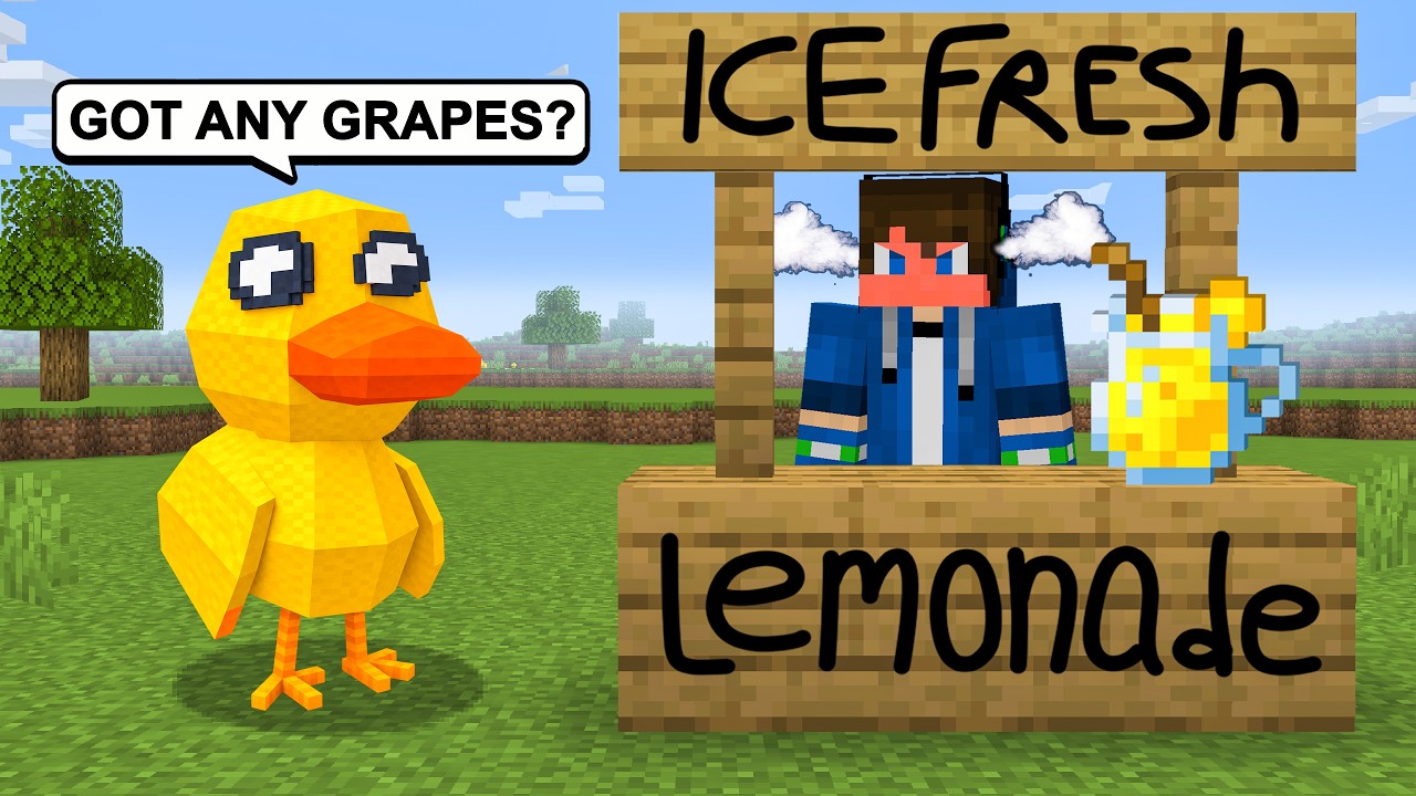 I Ragebaited with DUCK SONG in Minecraft