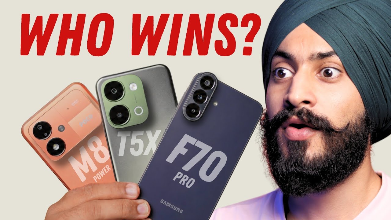 Best Budget Phone Under ₹25,000 | Poco M8 Power vs Samsung F70 Pro vs vivo T5x