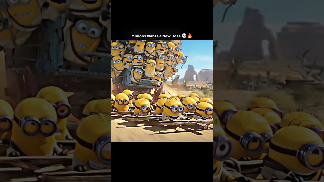 Minions wants a new boss 💀🔥| Minions and monsters edit | #edit #shorts |