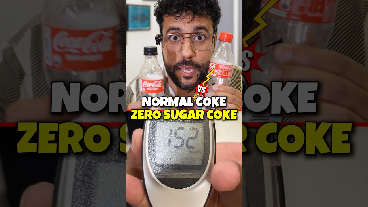 Diet Coke Vs Normal Coke | Science Experiment #ashusir #health #funny #food #scienceandfun