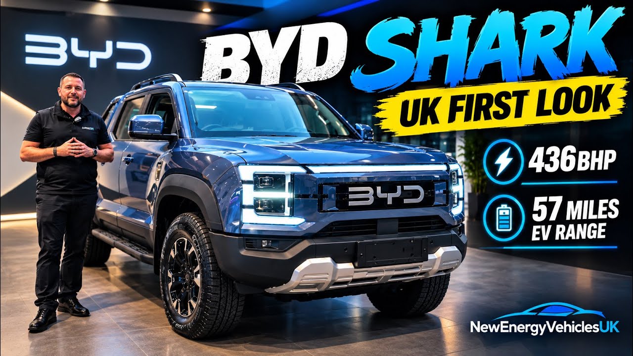 NEW BYD SHARK UK! 🦈 Ford Ranger Raptor KILLER?