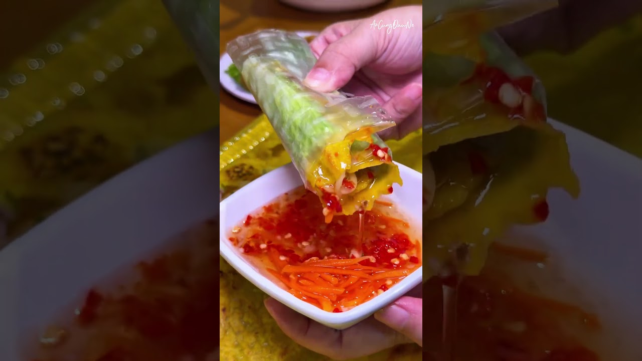 Bánh xèo rau rừng siu ngon. #shorts #streetfood #food #foodie #foodreview #foodlover #review #amthuc