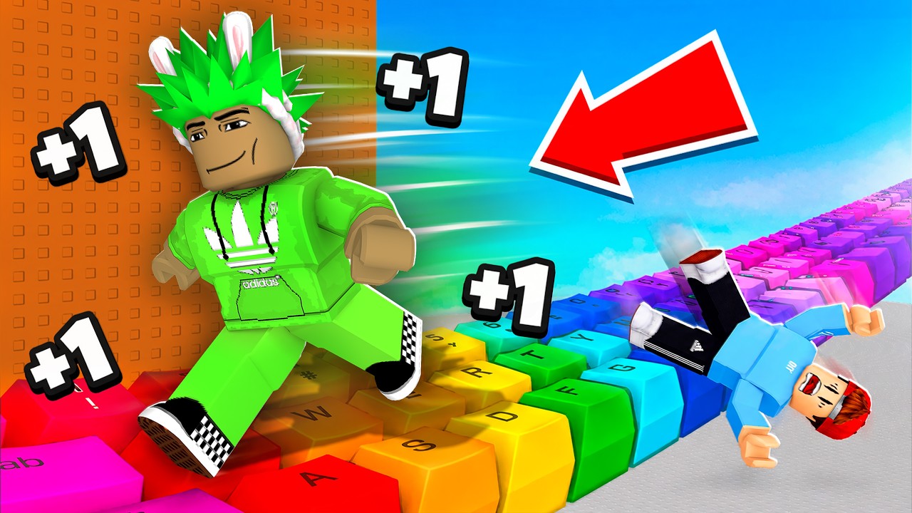 ich spiele das erstemal KEYBOARD ESCAPE in Roblox!