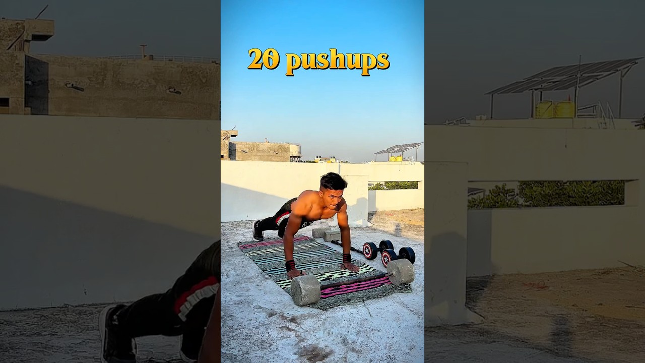 Chest Workout At Home 💪🔥 | 4 Best Push-Up Exercises #chest #homeworkout #fitness #shorts #viral