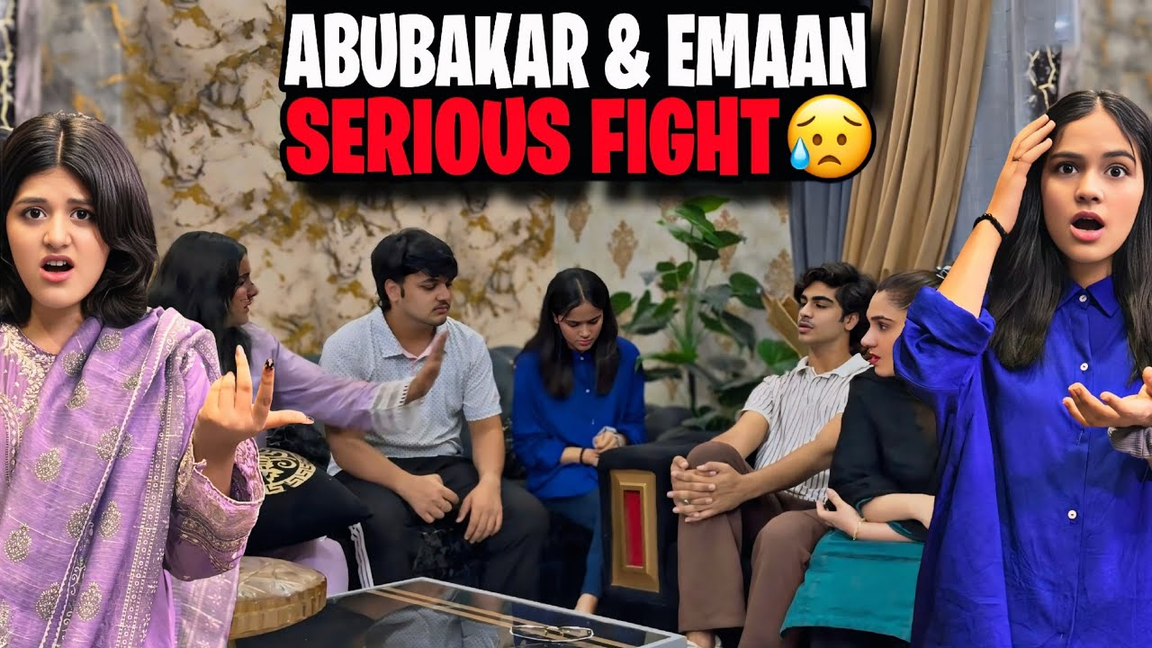 ABUBAKAR OR EMAAN KI FIGHT HO GAYEE // MAZAK MAZAK MA FIGHT HO GAYEE // YE KIA HO GYA YAR