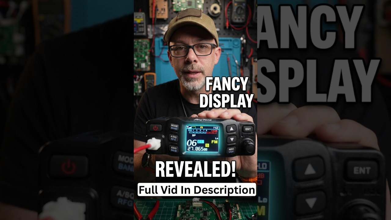 Anytone AT-5000: Fancy Display Revealed! #shorts