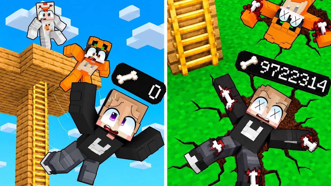 MINECRAFT TAPI KITA PATAHKAN SEMUA TULANG!!