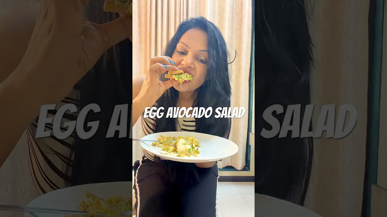 Weightloss Egg avocado salad// Breakfast recipe ✅ #weightloss #weightlosstips #food