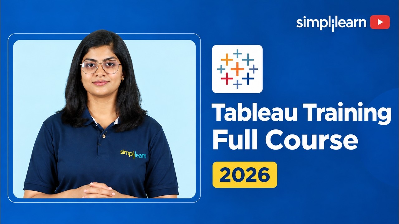 Tableau Training Full Course 2026 | Master Tableau from Basics to Advanced | Simplilearn
