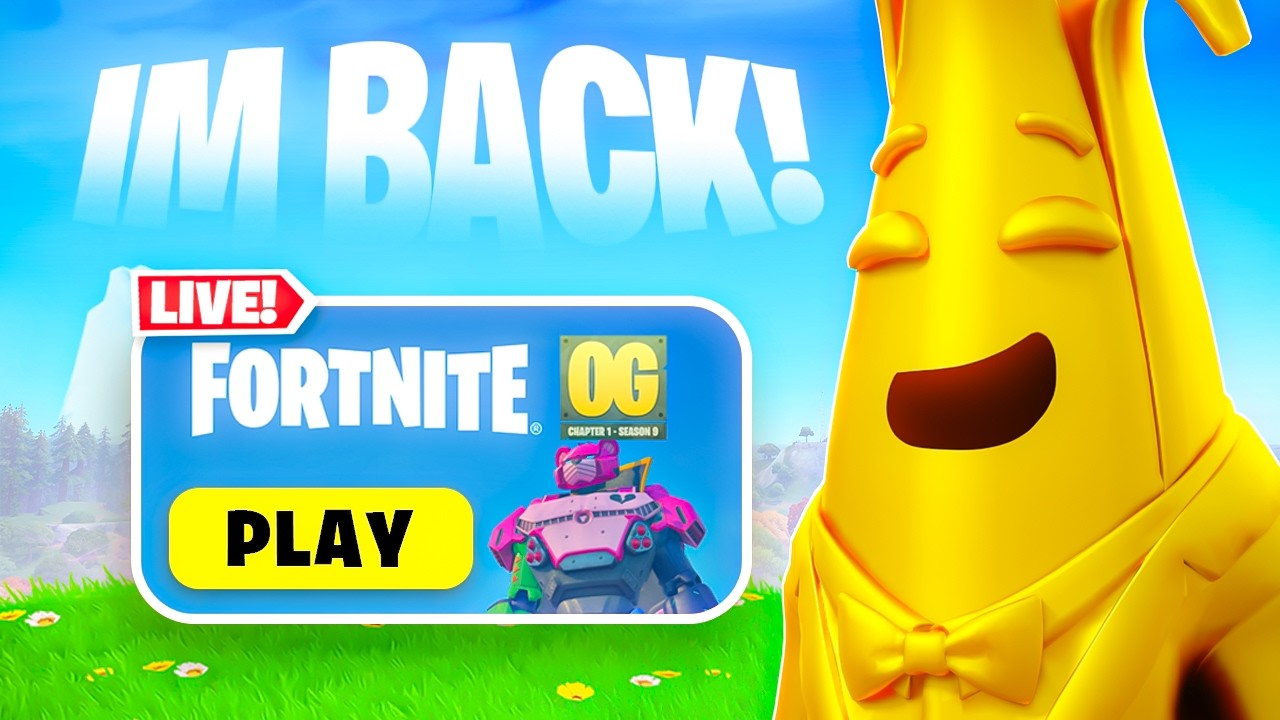 🔴LIVE - I'M BACK FROM HOLIDAY! Fortnite LIVE EVENT + POWER HOUR!