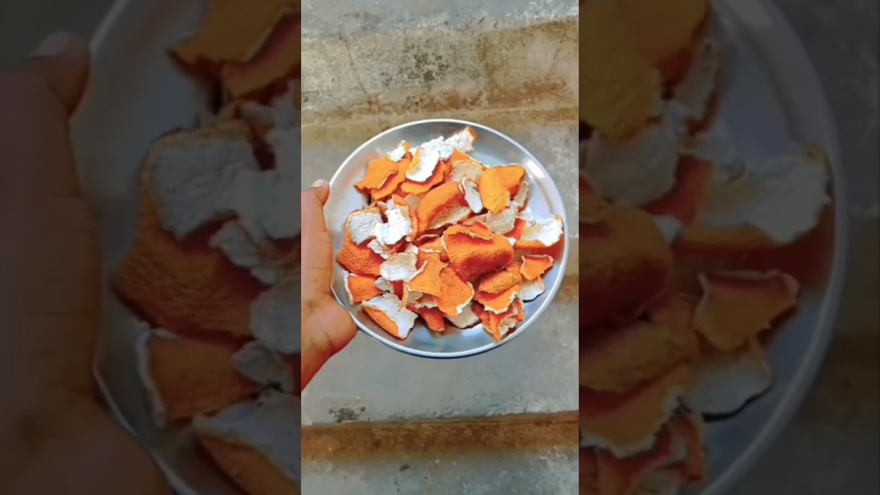 orange 🍊 peel powder face pack for glowing skin #facepacke #glowingskin #skincare #shorts #viral