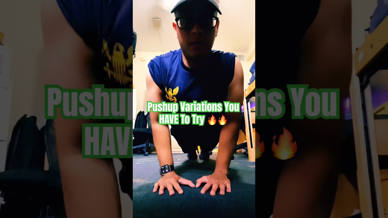 Pushup Variations You HAVE To Try🔥 #motivation #fitness #workout #tiktok #athlete #shorts
