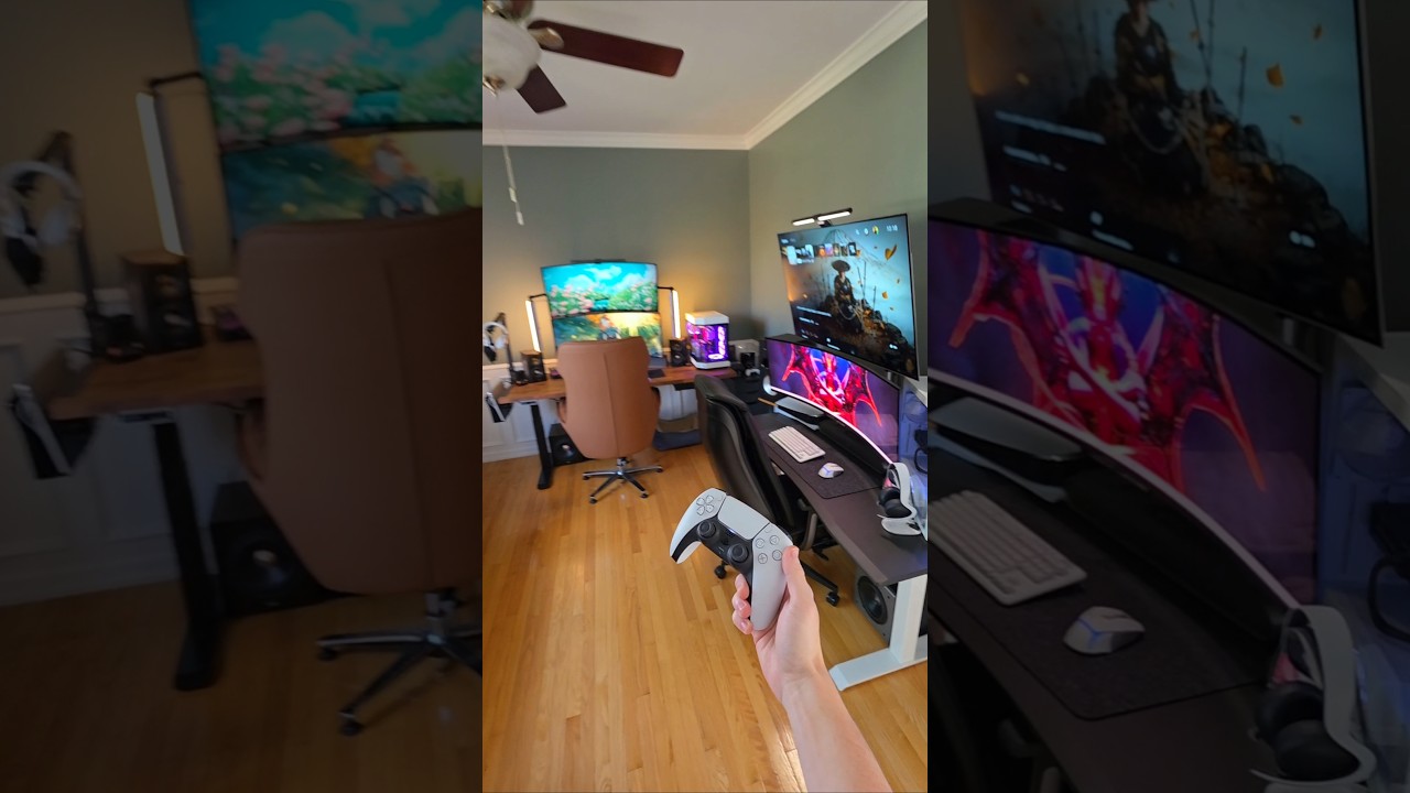 HOW TO BUILD THE ULTIMATE GAMING HOUSE - QUICK TOUR 🔥✌️ #gaming #gamingvideos #PS5 #gamingsetup #PC