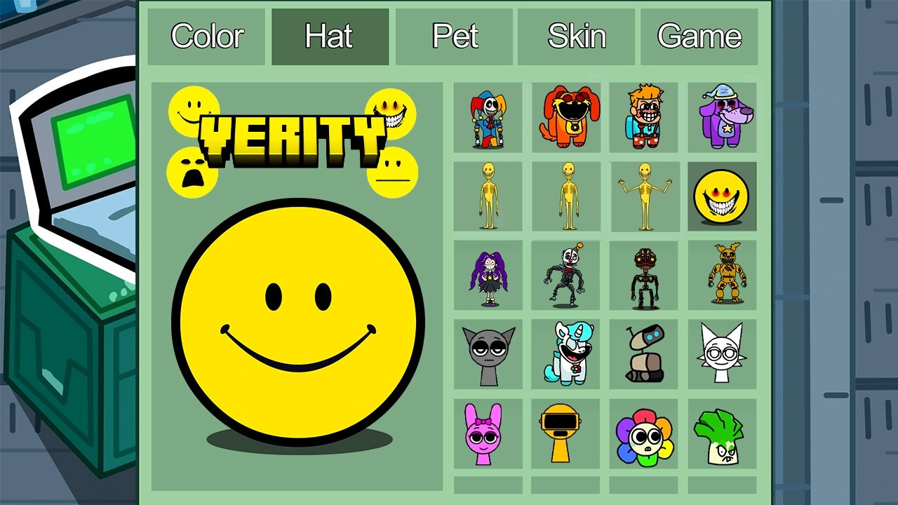 Verity mod in Among Us ◉ 1000 iQ impostor funny