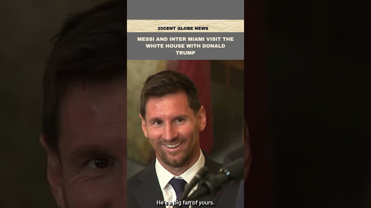 Messi Joins Trump at White House Event | Inter Miami Visit #news #LionelMessi #Messi #donaldtrump