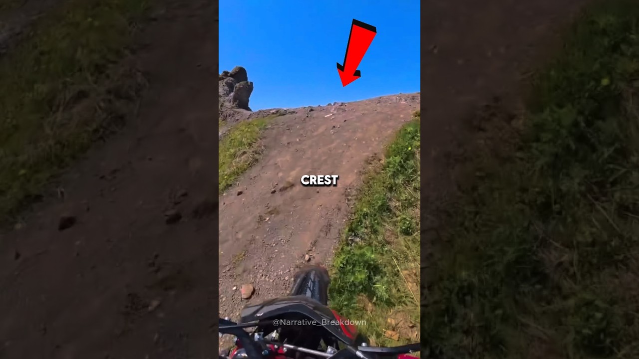 ALMOST DIDN'T SURVIVE THIS RIDE #motorcycle #danger #cliffside #shorts