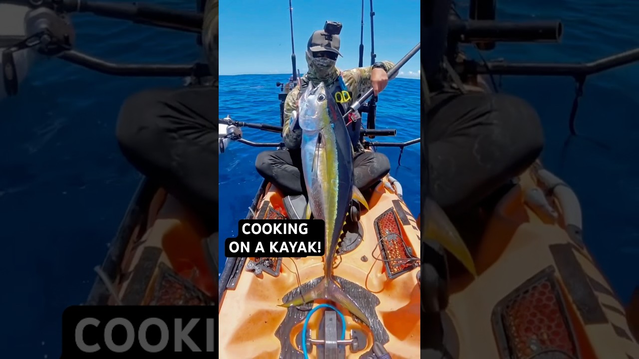 Made Yellowfin Tuna Marinara on my kayak! 🔥 #sakanasyndicate #fishing #foodie #food #fyp
