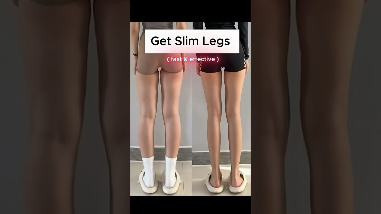 5 minutes to get slimmer legs #workout #legs  #sports  #challenge