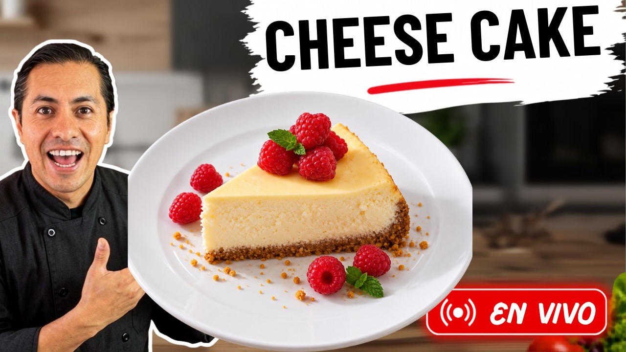 La receta favorita del canal, Cheese cake en vivo